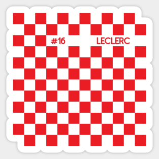 Charles Leclerc Racing Flag - 2022 Season Sticker